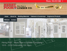 Tablet Screenshot of henrypoor.com